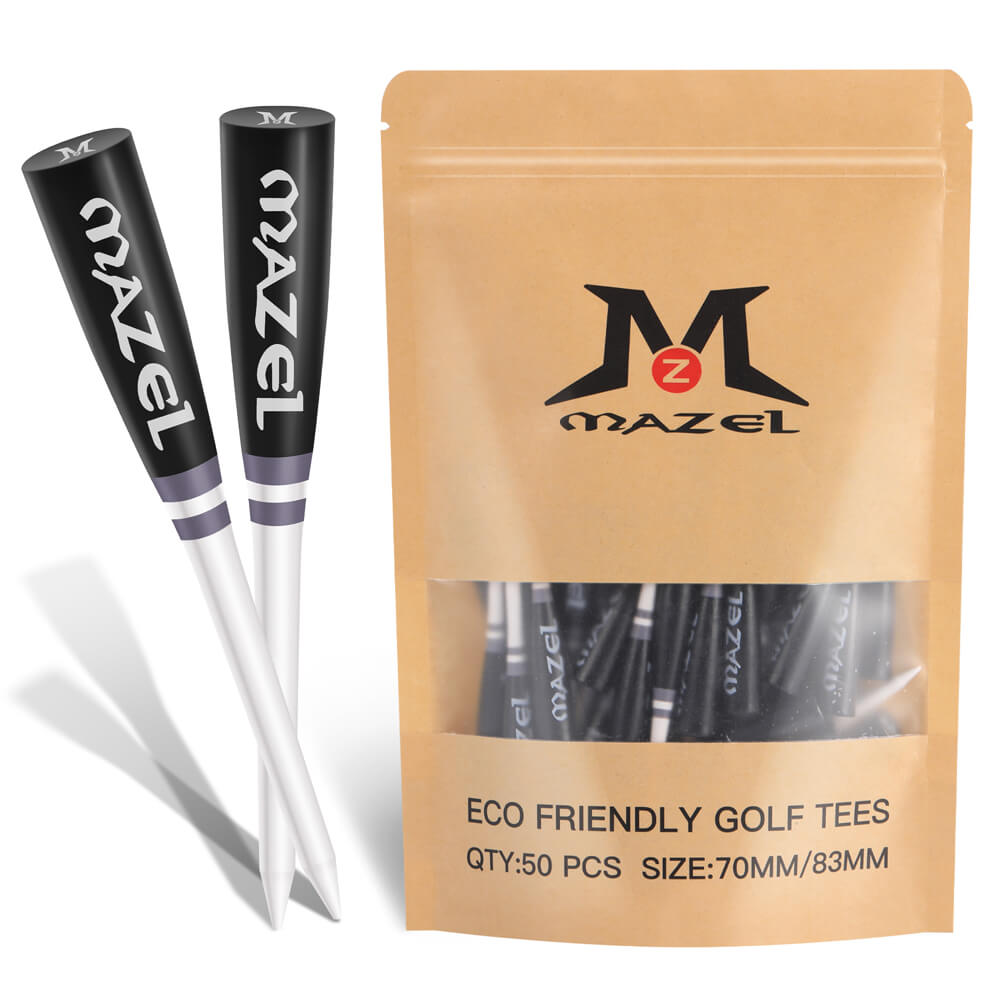 baseball bat shaped golf tees black 2